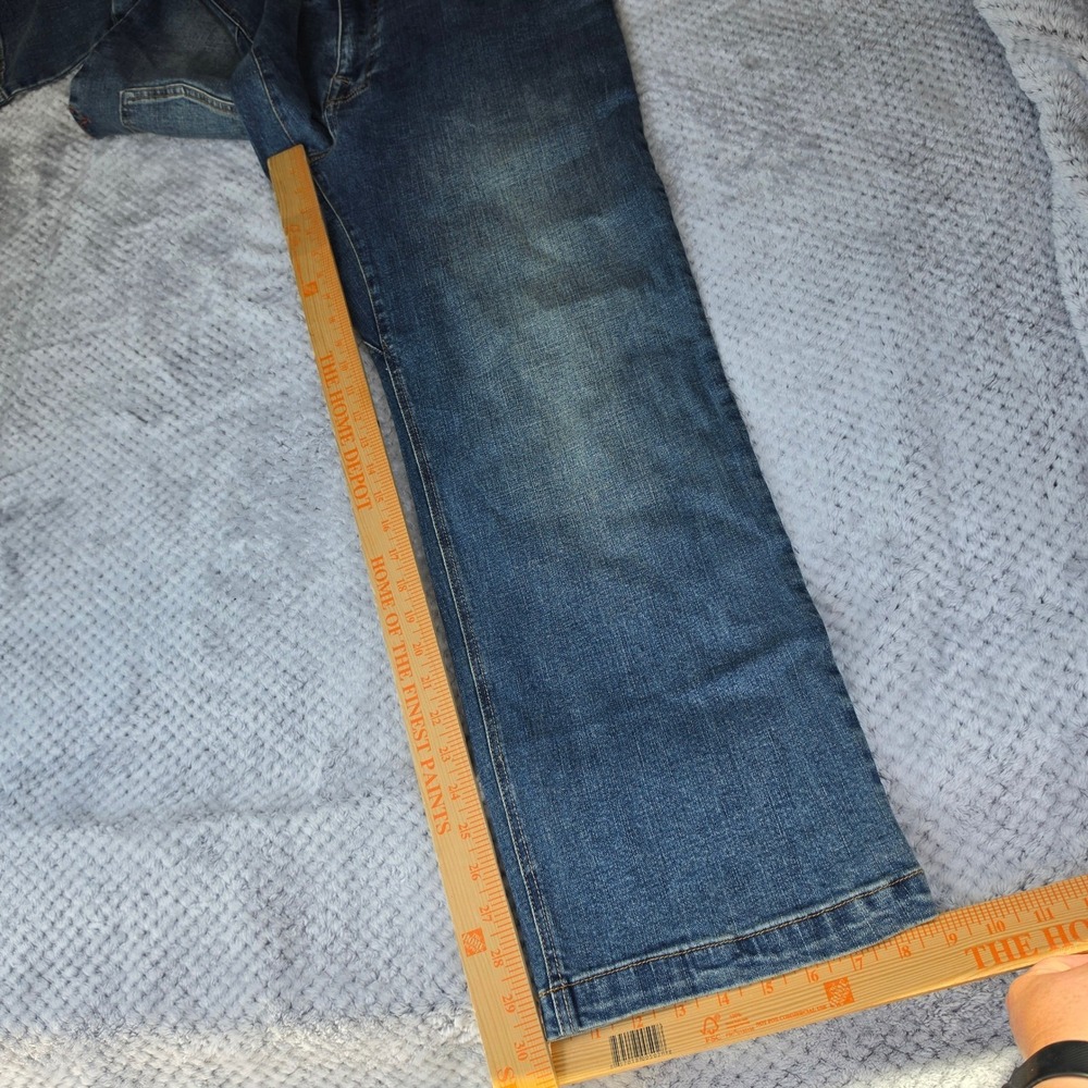 Prana Axiom Jeans Mens 34x30 Antique Stone Wash Organic Stretch Straight Leg NEW - Picture 11 of 11